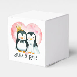 Penguin Couple Geschenkschachtel