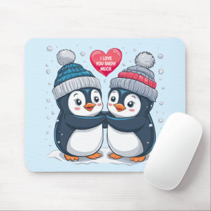 Penguin Couple Mousepad