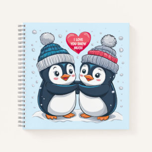 Penguin Couple Notizbuch