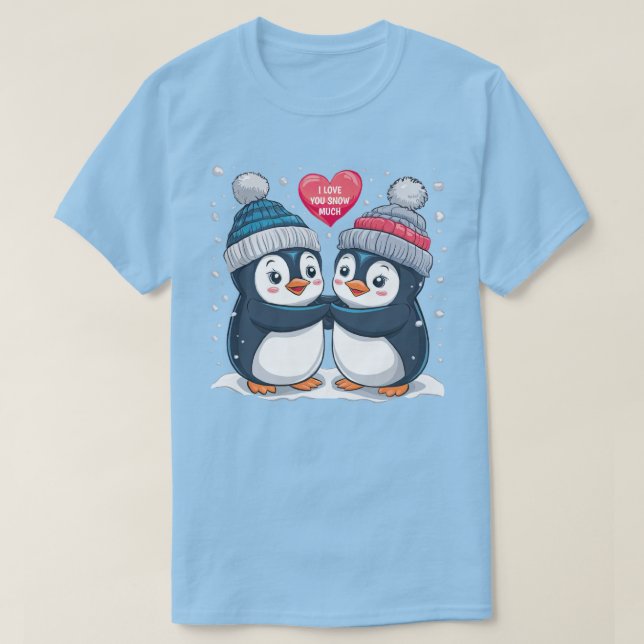 Penguin Couple T-Shirt (Design vorne)