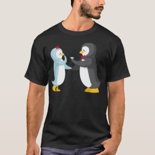 PENGUIN COUPLES GIFT Hochzeitsfeier Engagements T-Shirt