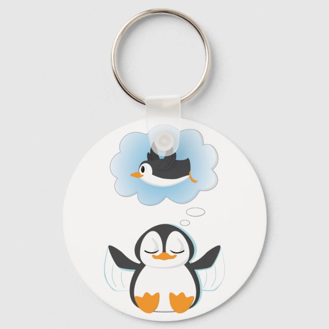 Penguin Dreams Schlüsselanhänger (Vorderseite)