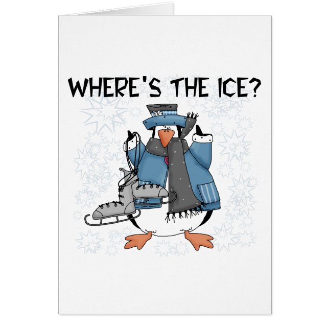 Penguin-Eis-Skaten-T-Shirts und Geschenke (Vorne)