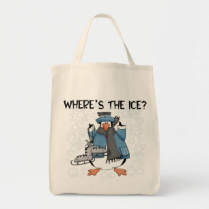 Penguin-Eis-Skaten-T-Shirts und Geschenke Tragetasche