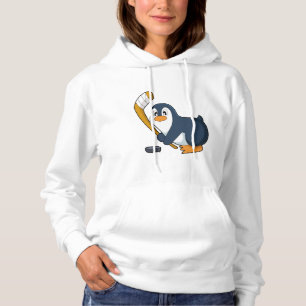 Penguin Eishockey Eishockeystick Hoodie