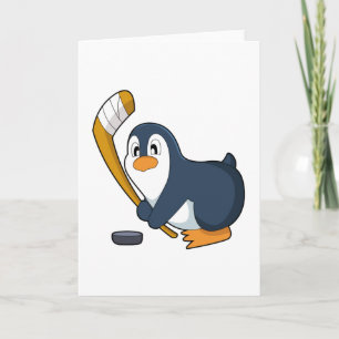 Penguin Eishockey Eishockeystick Karte