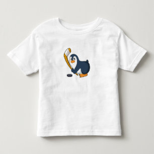 Penguin Eishockey Eishockeystick Kleinkind T-shirt