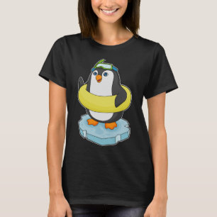Penguin Eisscholle Schwimmbad Lifebuoy T-Shirt