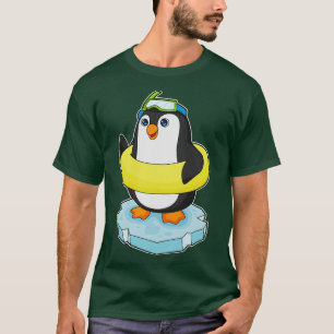 Penguin Eisscholle Schwimmbad Lifebuoy T-Shirt