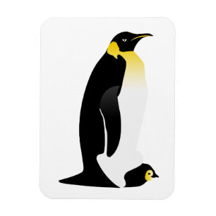 Penguin Eltern mit seinem Baby Magnet