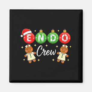 Penguin Endo Crew Weihnachten Endoskopie Krankensc Magnet