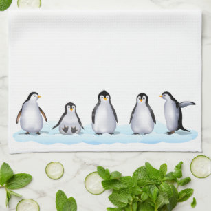 Penguin-Familie Küchentuch