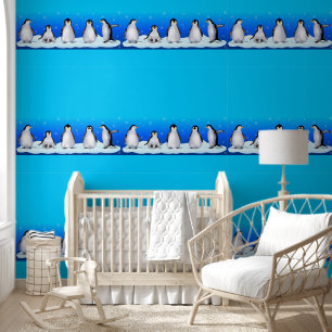 Penguin-Familie Tapete