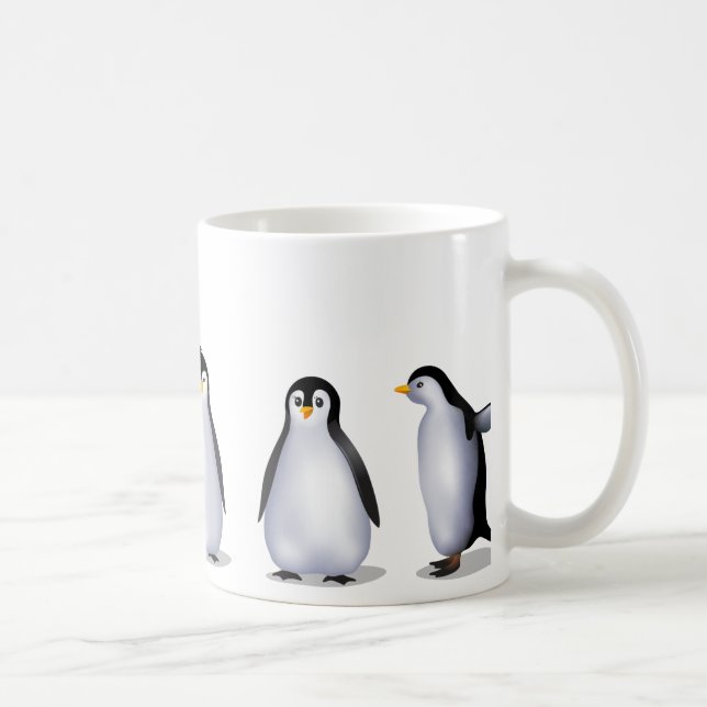 Penguin-Familie Tasse (Rechts)