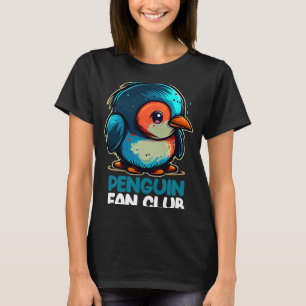 Penguin Fan Club Pinguin Zoo Kinder Jungen Mädchen T-Shirt