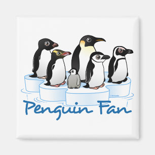 Penguin Fan Magnet