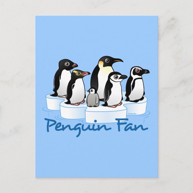 Penguin Fan Postkarte (Vorderseite)