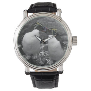 Penguin-Farbenexplosion Armbanduhr