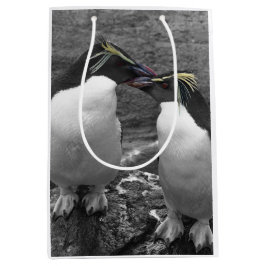 Penguin-Farbenpracht Mittlere Geschenktüte