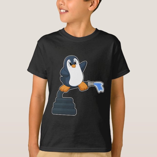 Penguin Firefighter Fire hose T-Shirt (Vorderseite)