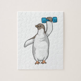 Penguin Fitness Dumbell Puzzle