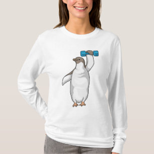 Penguin Fitness Dumbell T-Shirt