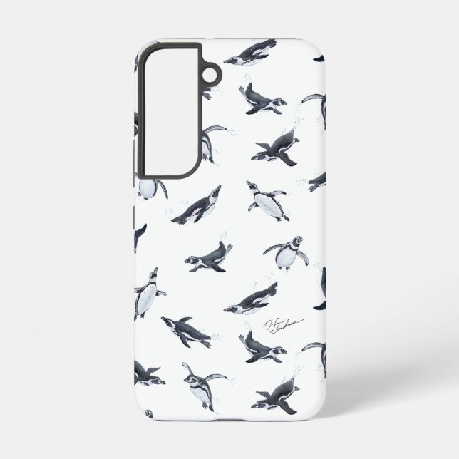 Penguin Flight Squad | Ocean Art Design Samsung Galaxy Hülle (Rückseite)
