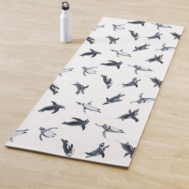 Penguin Flight Squad | Ocean Art Design Yogamatte (Beispiel)