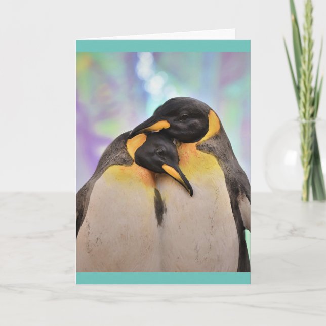 PENGUIN Fotografy Greeting Card Karte (Vorderseite)