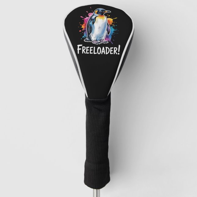 Penguin Freeloader-Residenzpolitik Golf Headcover (Vorderseite)