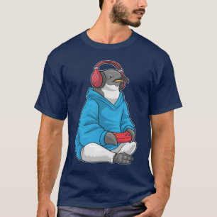 Penguin-Gamer-Controller T-Shirt