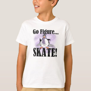 Penguin gehen Zahl Skate-T - Shirt