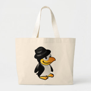 PENGUIN GESCHRÄNKT JUMBO STOFFBEUTEL