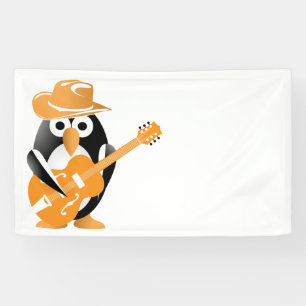 Penguin-Gitarrist Banner