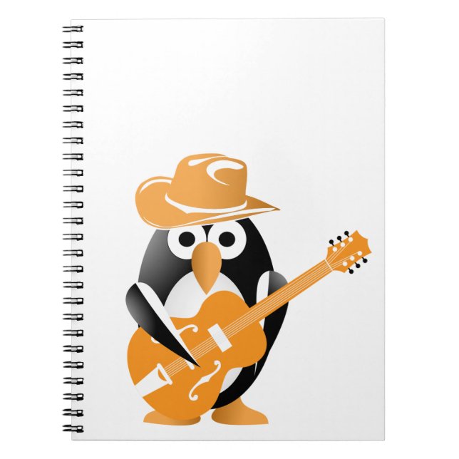 Penguin-Gitarrist Notizblock (Vorderseite)