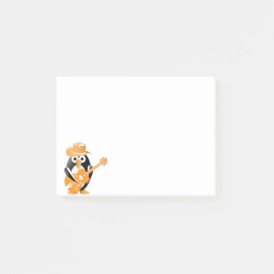 Penguin-Gitarrist Post-it Klebezettel
