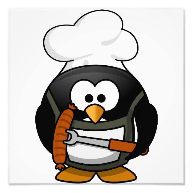 Penguin Grill Fotodruck (Vorne)