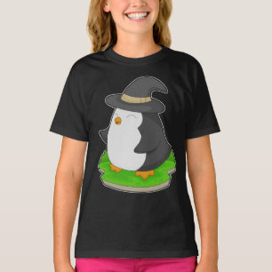Penguin Halloween Hexe T-Shirt