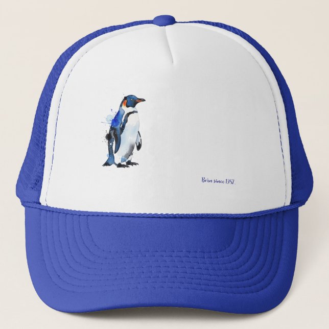 Penguin Hat Truckerkappe (Vorderseite)
