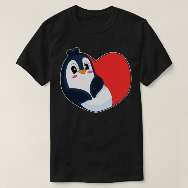 Penguin Heart T-Shirt (Design vorne)