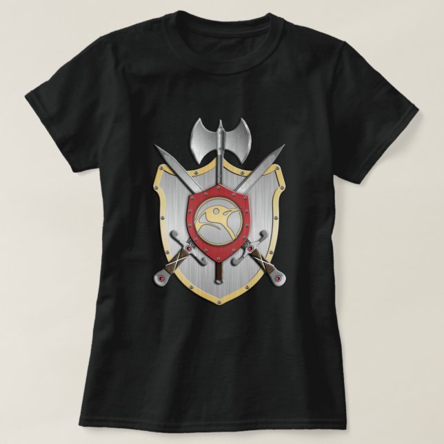 Penguin Heraldry Wappen T-Shirt (Design vorne)