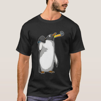 Penguin Hockey Hockey Stick Sports T-Shirt