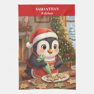 Penguin Holiday Backen Küchentuch