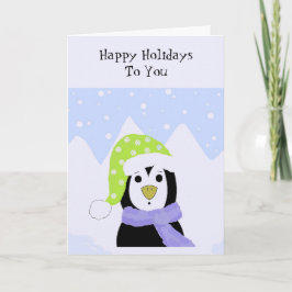 Penguin Holiday Gruß Feiertagskarte
