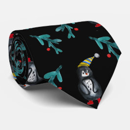 Penguin Holidays Mood Neck Tie Krawatte