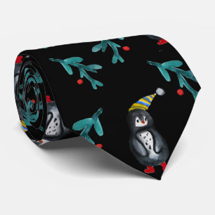 Penguin Holidays Mood Neck Tie Krawatte