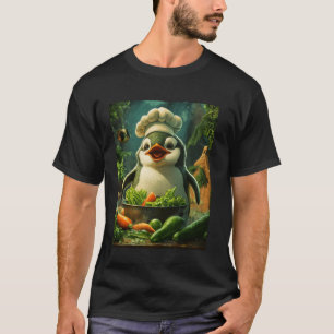 Penguin Koch Küche Kunst, Dichtung und Musik T-Shirt