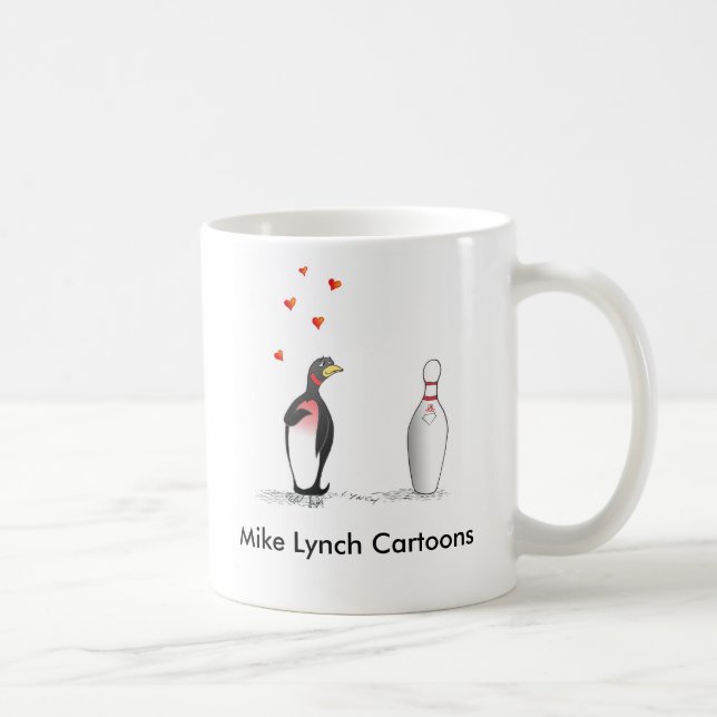 Penguin-Liebe-Bowlings-Tasse Tasse (Rechts)