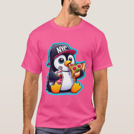 PENGUIN LIEBEN PIZZA T-Shirt