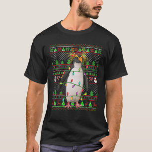 Penguin Lover Matching Santa Ugly Kaiser Pinguin T-Shirt